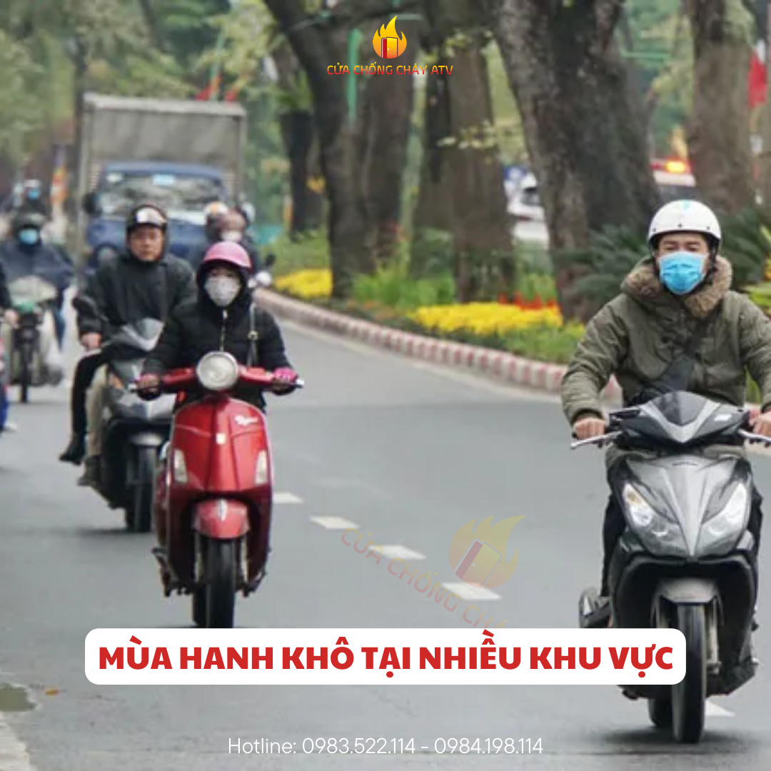 Mùa hanh khô tại nhiều nơi